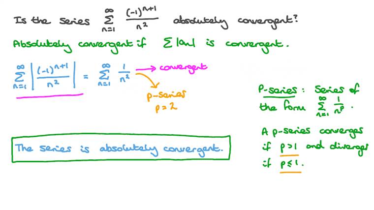 Lesson: Conditional and Absolute Convergence | Nagwa