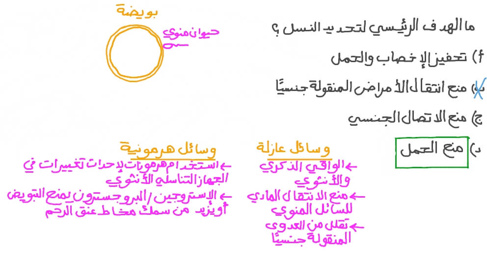 توضيح الهدف من تحديد النسل