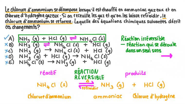 Réaction Réversible Et Inverse – ATLG