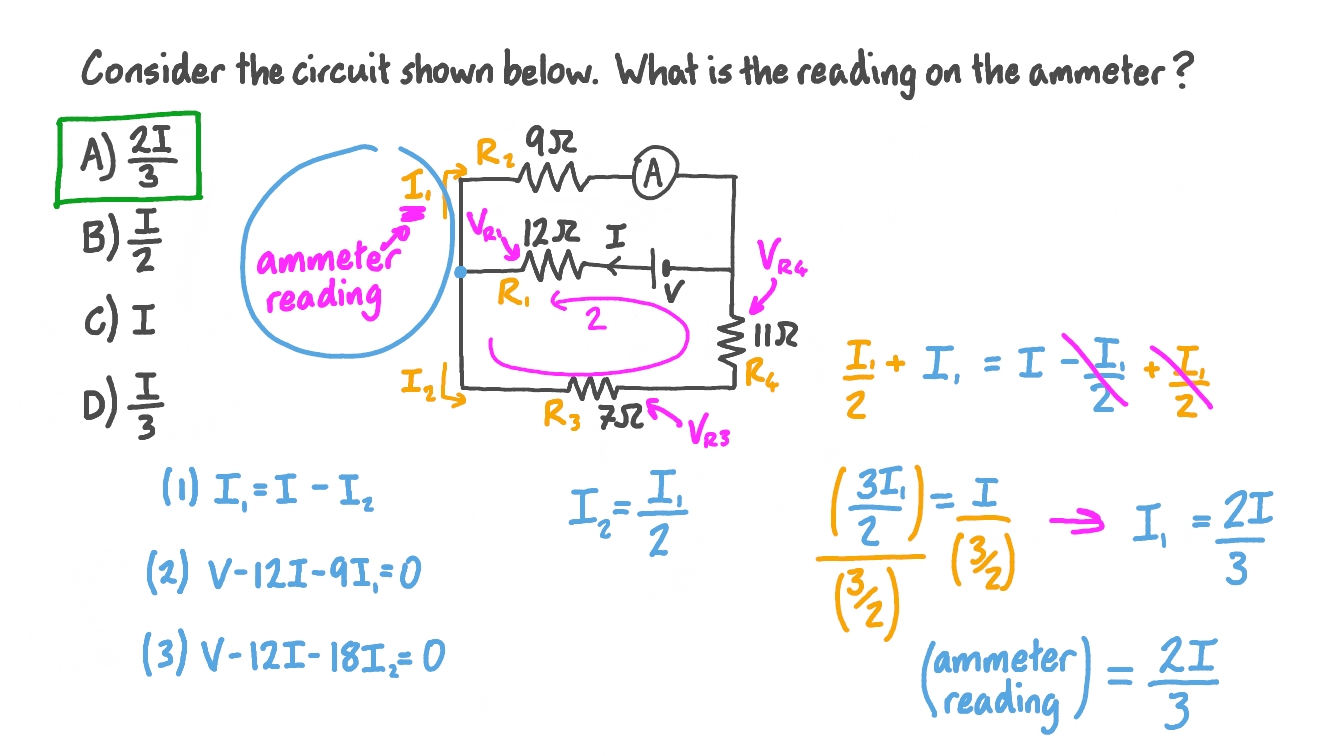 Determining Current in a Combination Circuit