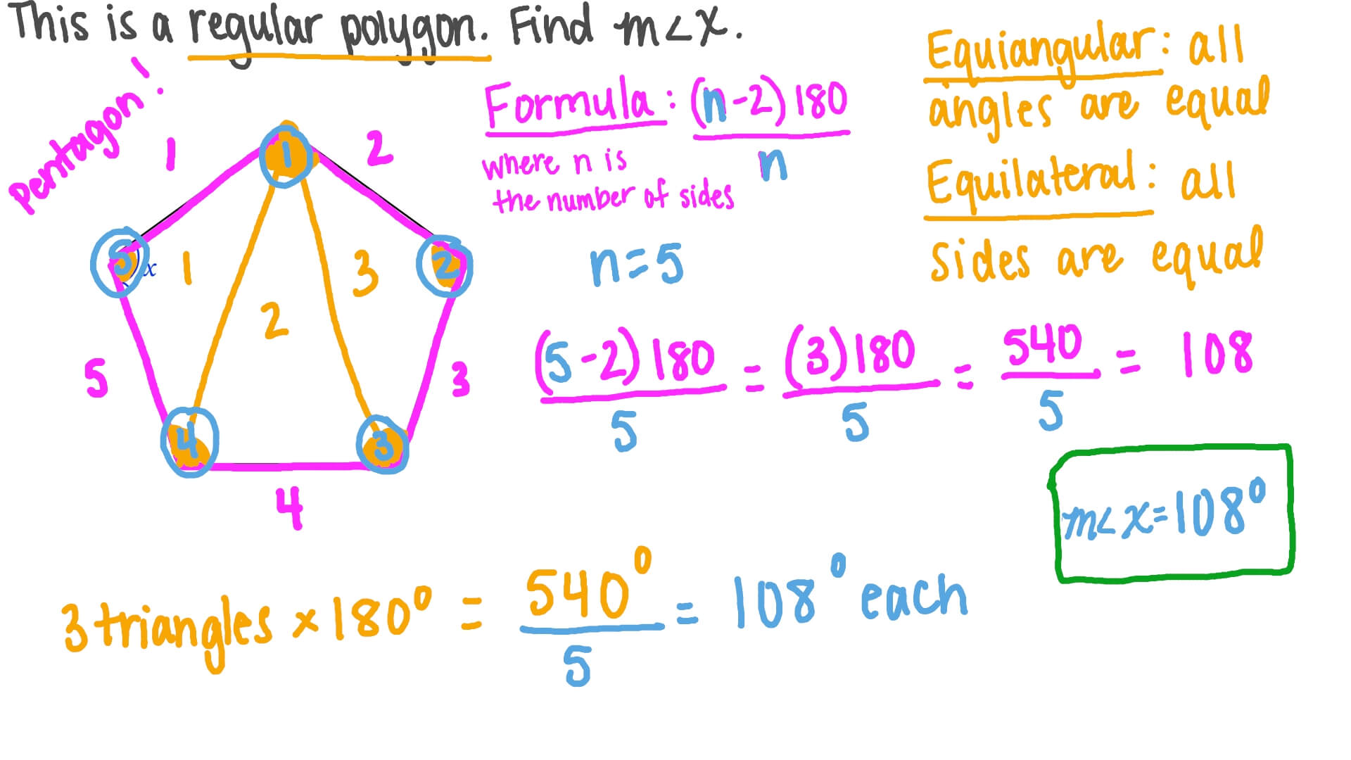 Principal 56 Images Interior Angles Of A Polygon Formula Br Thptnvk   Thumbnail L 