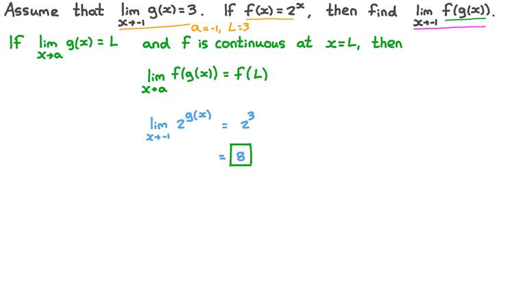 Lesson: Properties of Limits | Nagwa