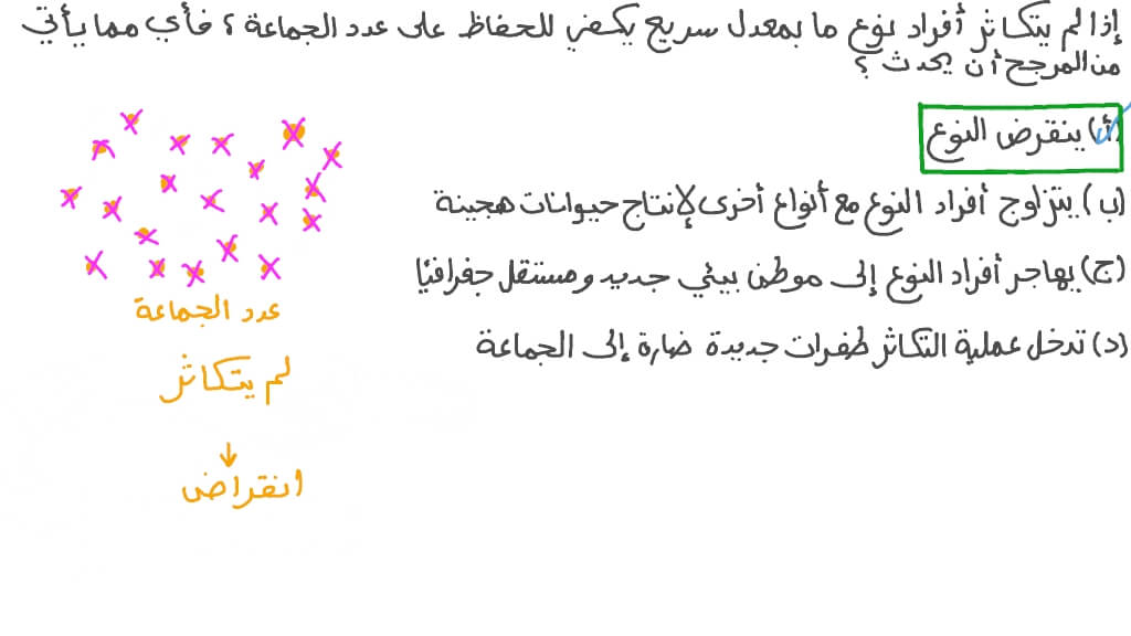 فهم الآثار المترتبة على عدم تكاثر الأنواع