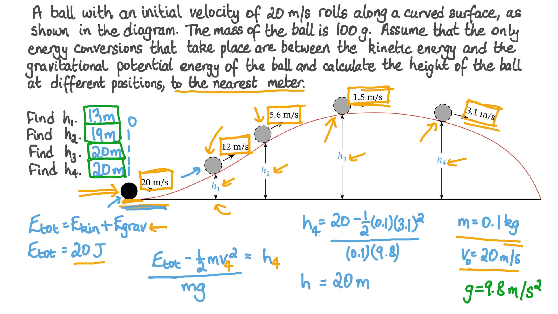Question Video Mechanical Energy Conversion Nagwa