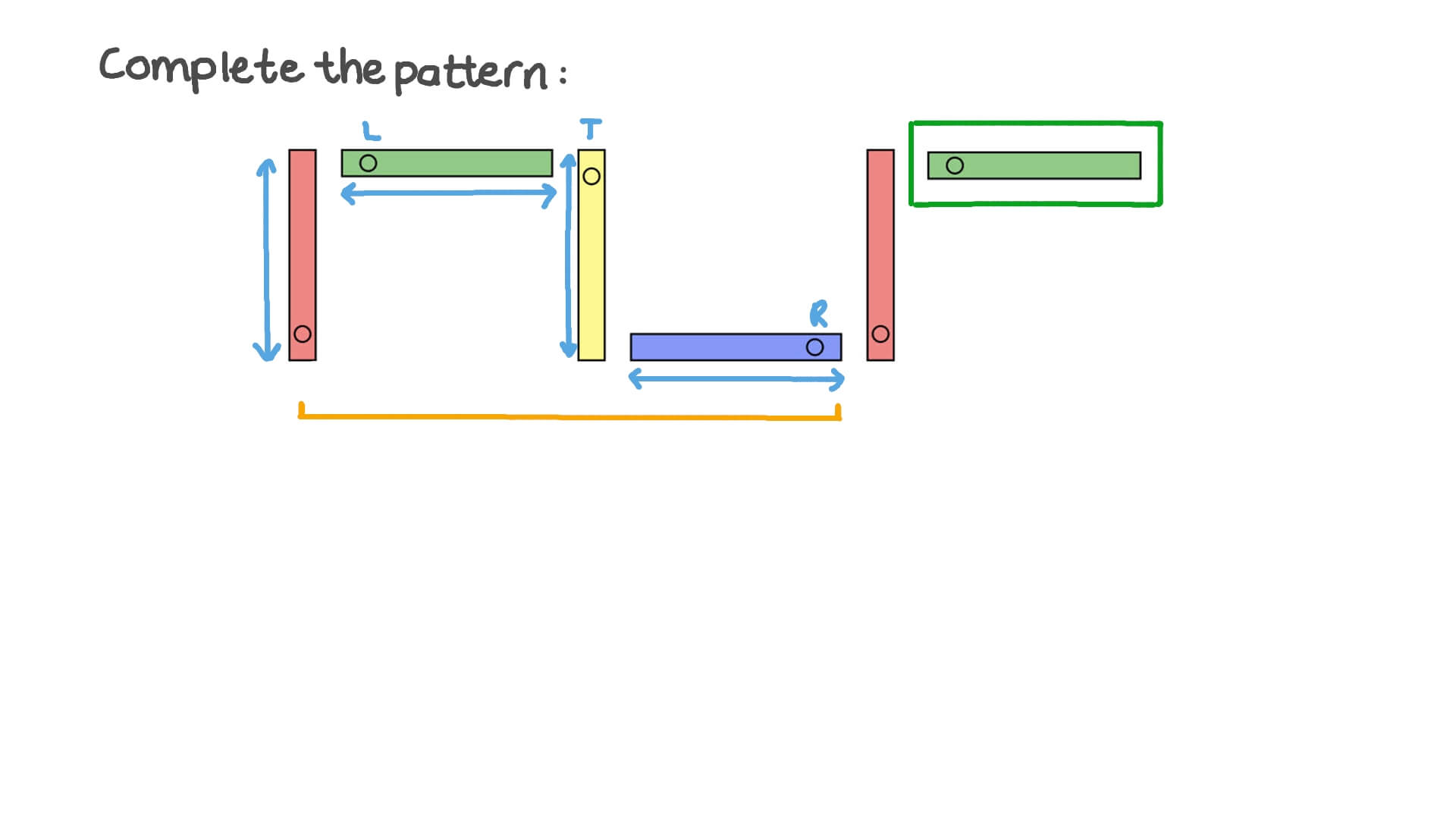 Continuing a Repeated Pattern