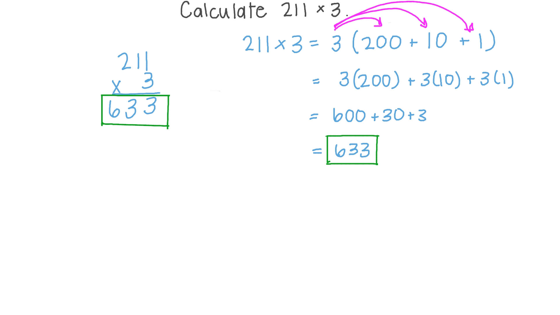 Multiplying a Three-Digit Number by a One-Digit Number