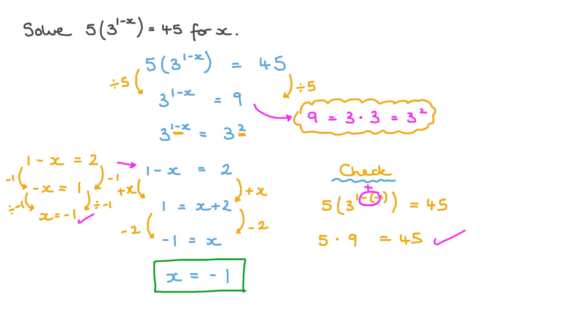 Question Video Solving Problems Leading To Linear Equations Nagwa