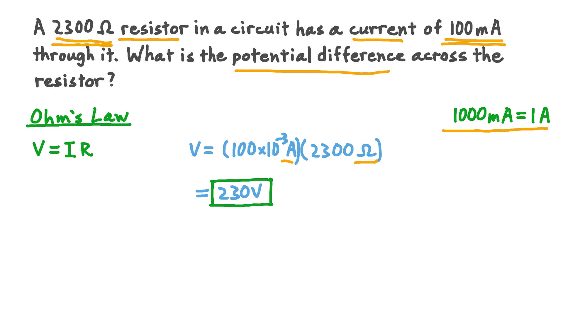 How To Work Out Potential Difference In A Circuit - For Hairstyles