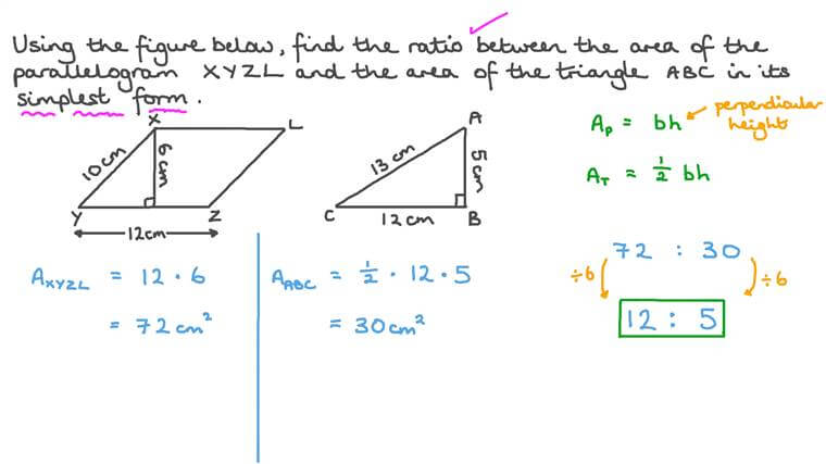 Lesson: Areas of Similar Polygons | Nagwa
