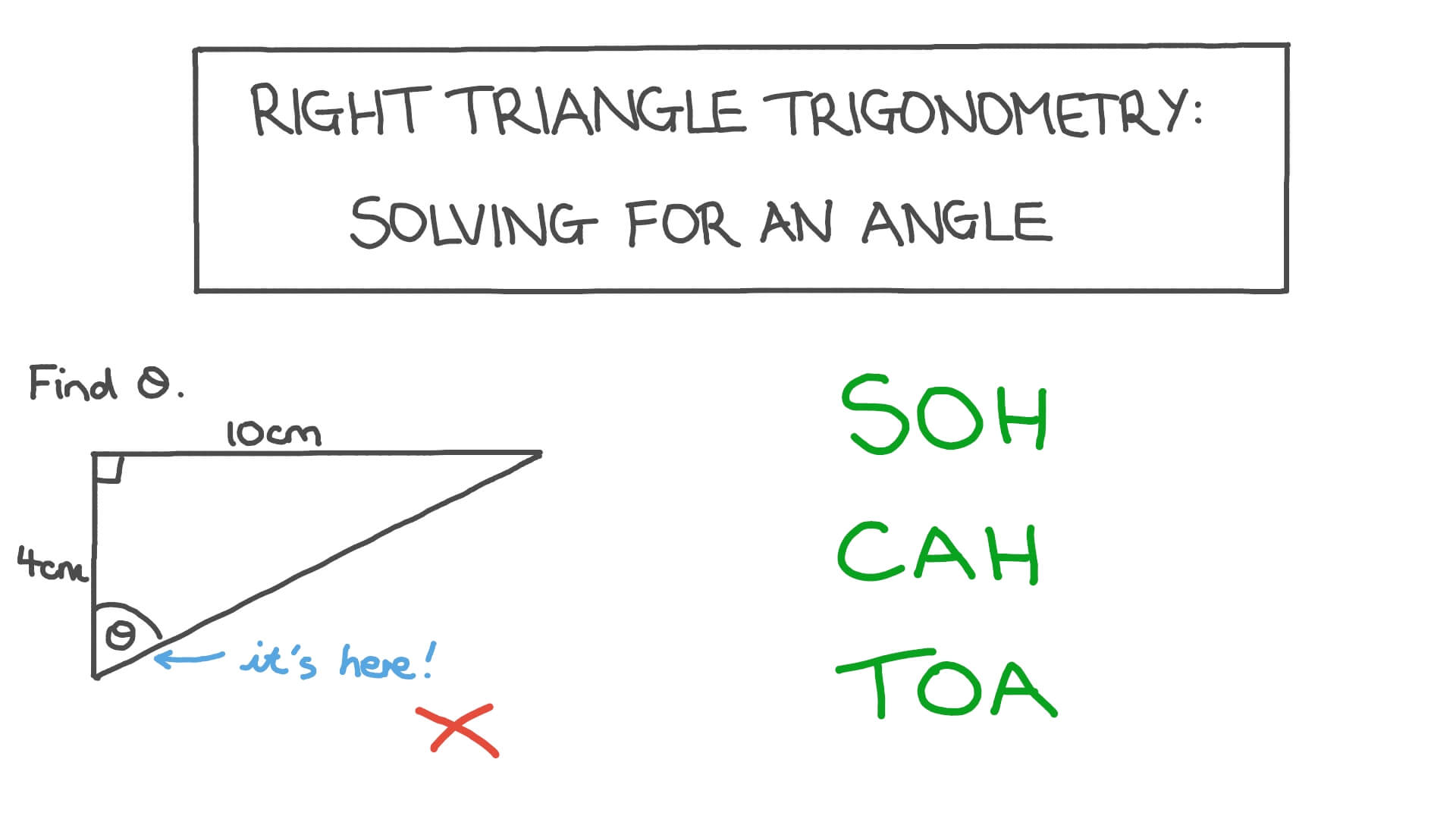 Right Triangle Trigonometry Worksheet