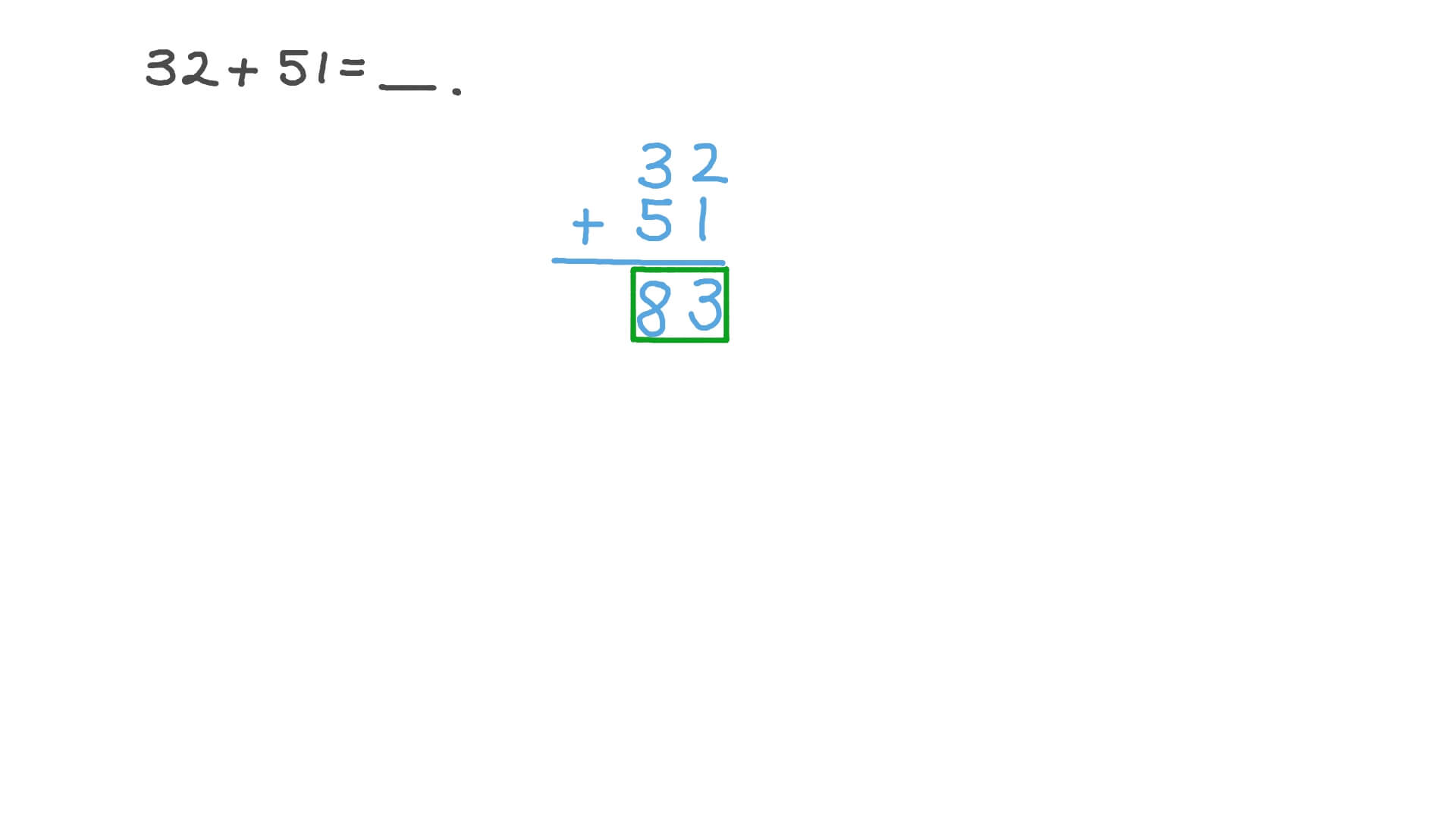 Adding Two Numbers up to 99