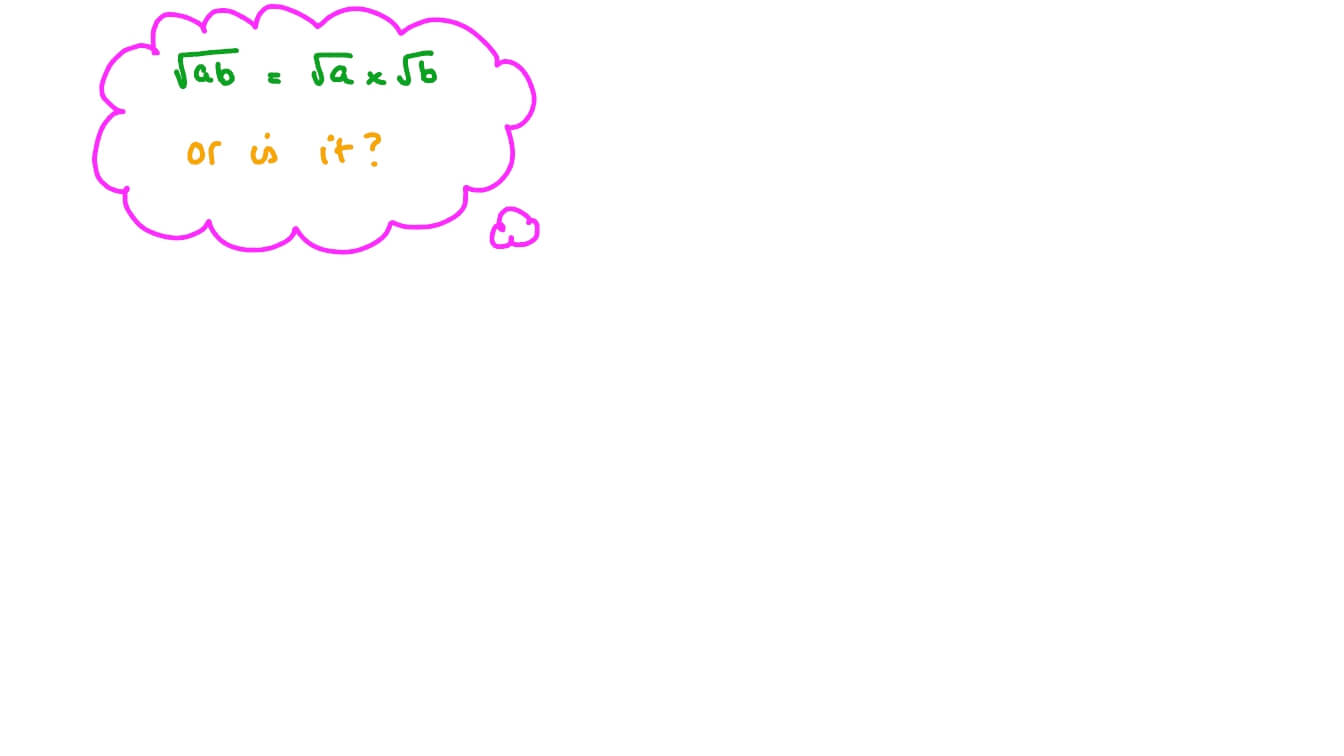 Question Video Multiplying Square Roots Of Negative Numbers Nagwa question-video-multiplying-square-roots-of-negative-numbers-nagwa
