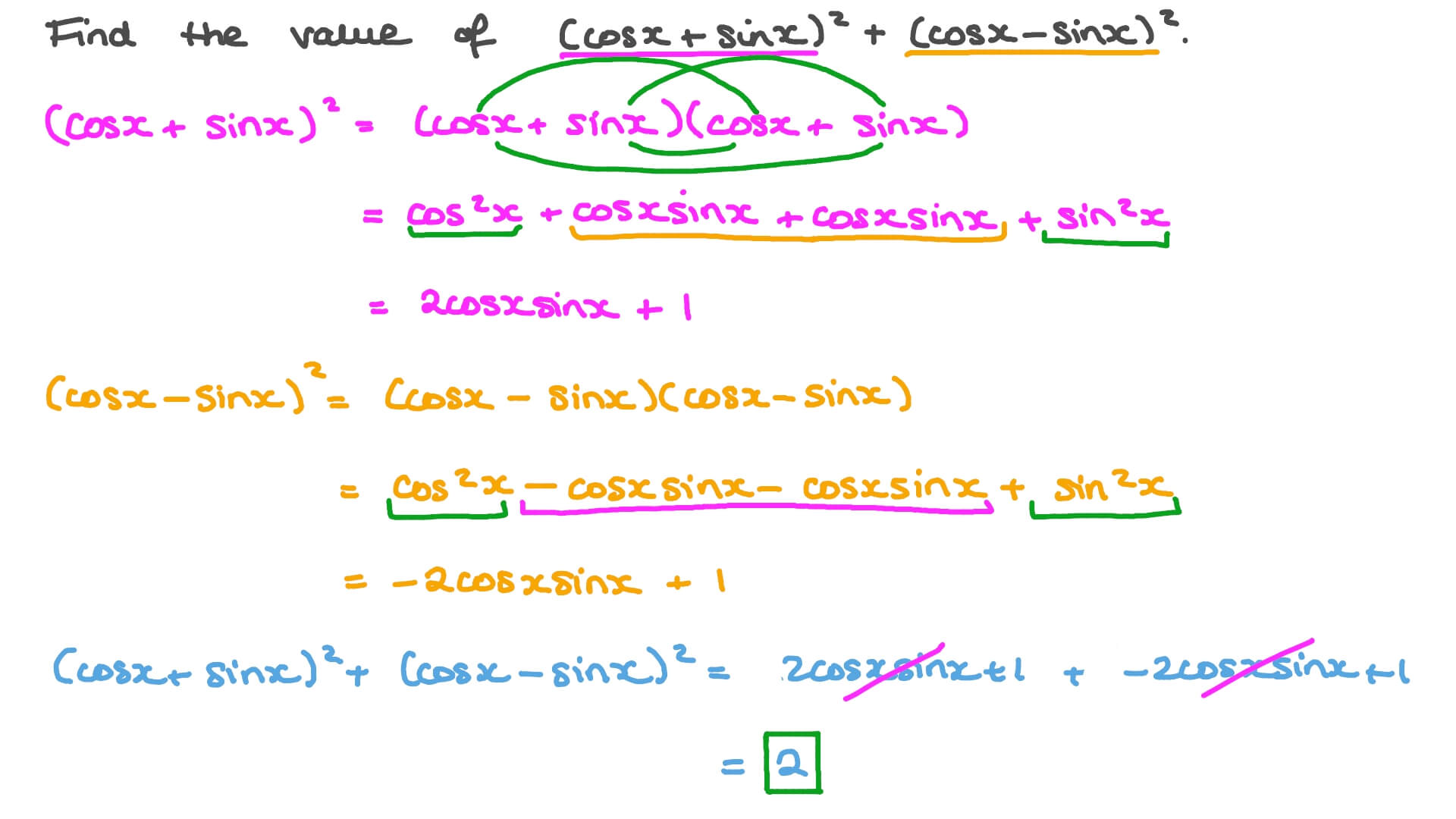 question-video-applying-the-pythagorean-identities-to-evaluate-some