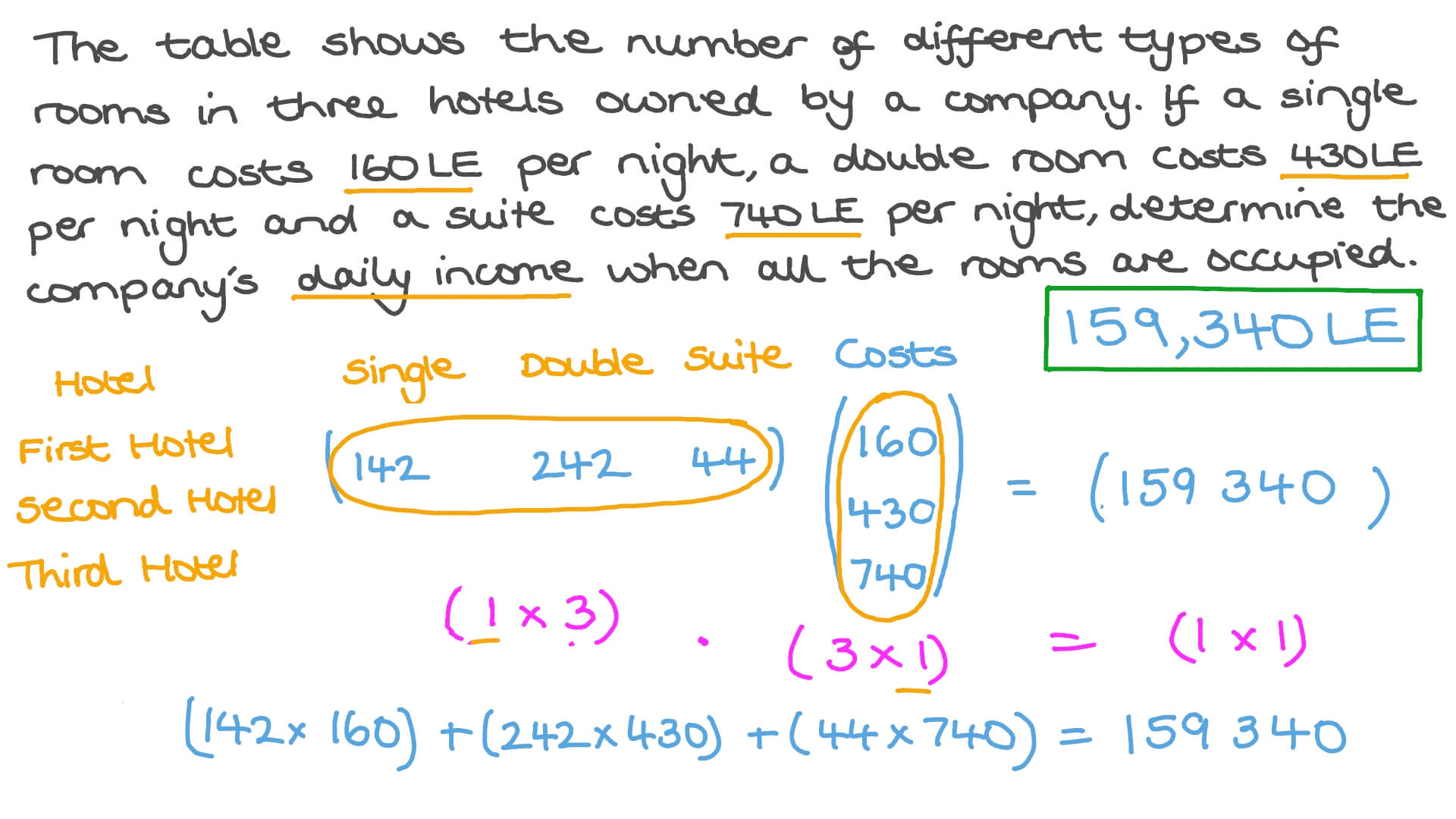 Question Video: Solving Word Problems by Applying Operations on ...