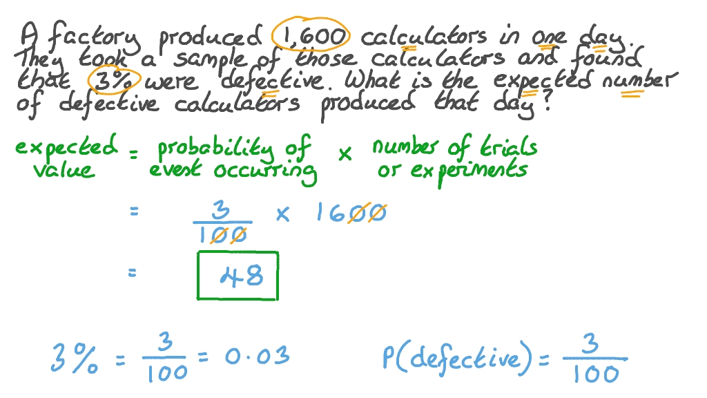 Question Video: Using Probability to Make Predictions | Nagwa